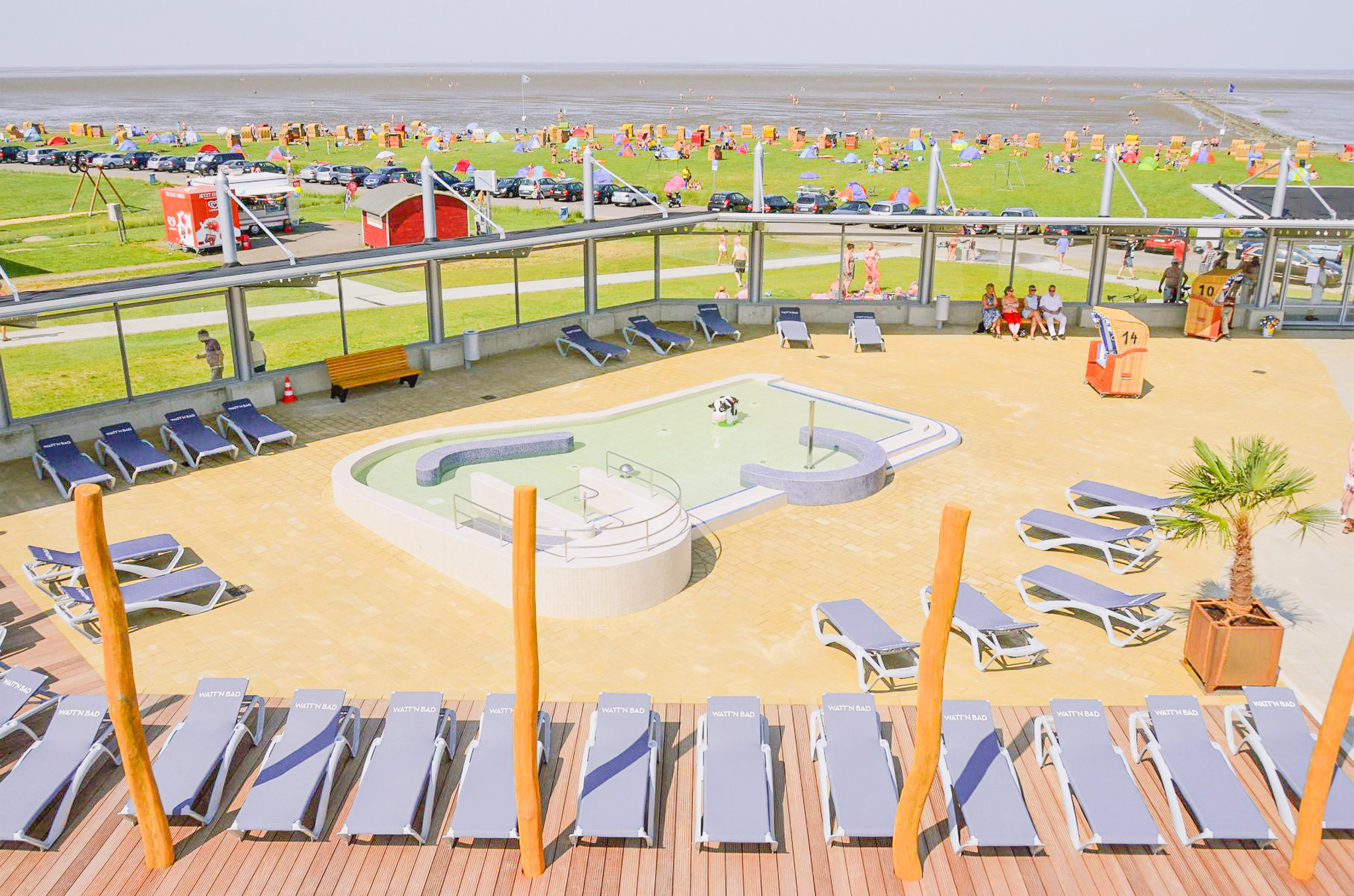 Freibad am Strand in Dorum-Neufeld