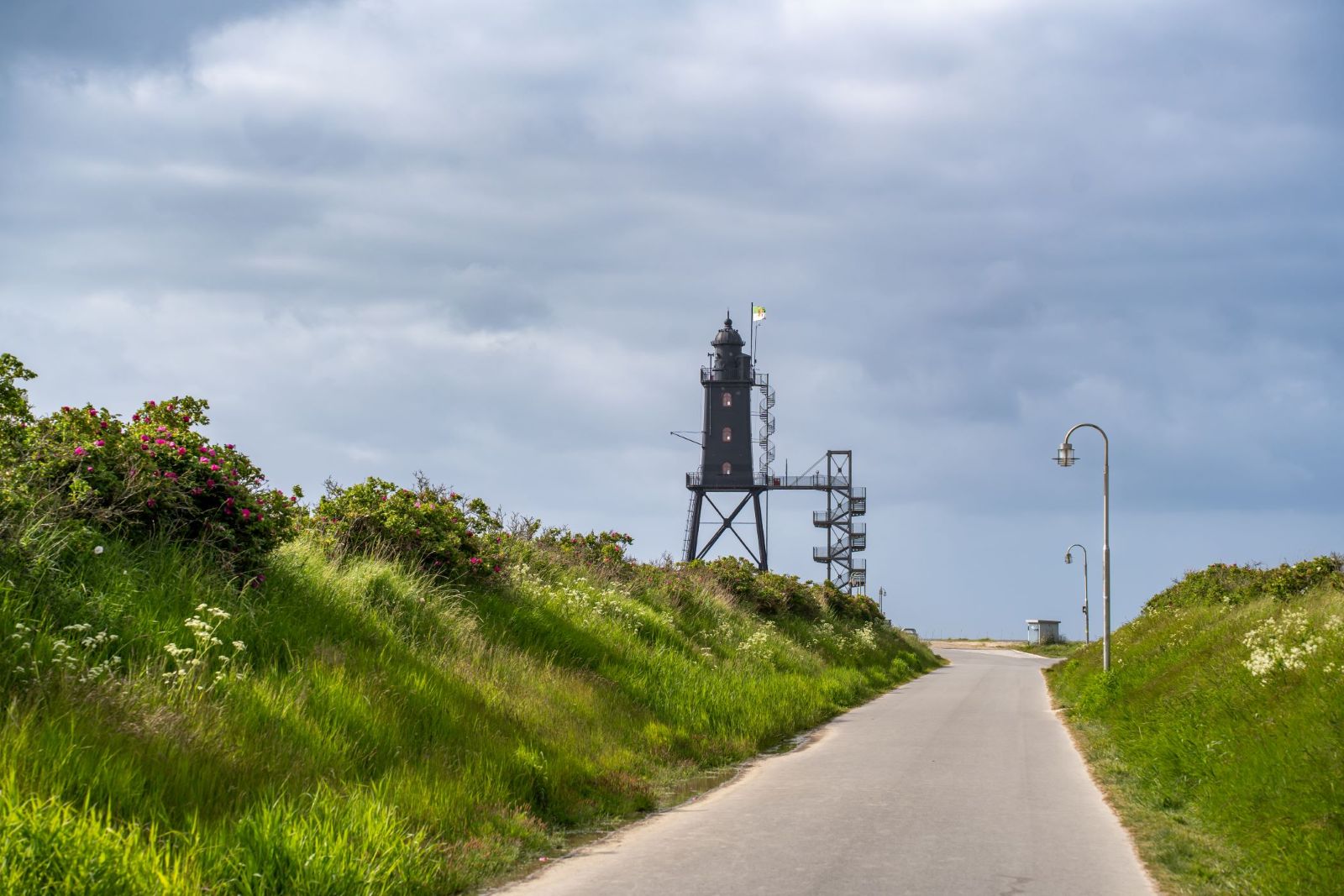 Weg zum Leuchtturm Obereversand