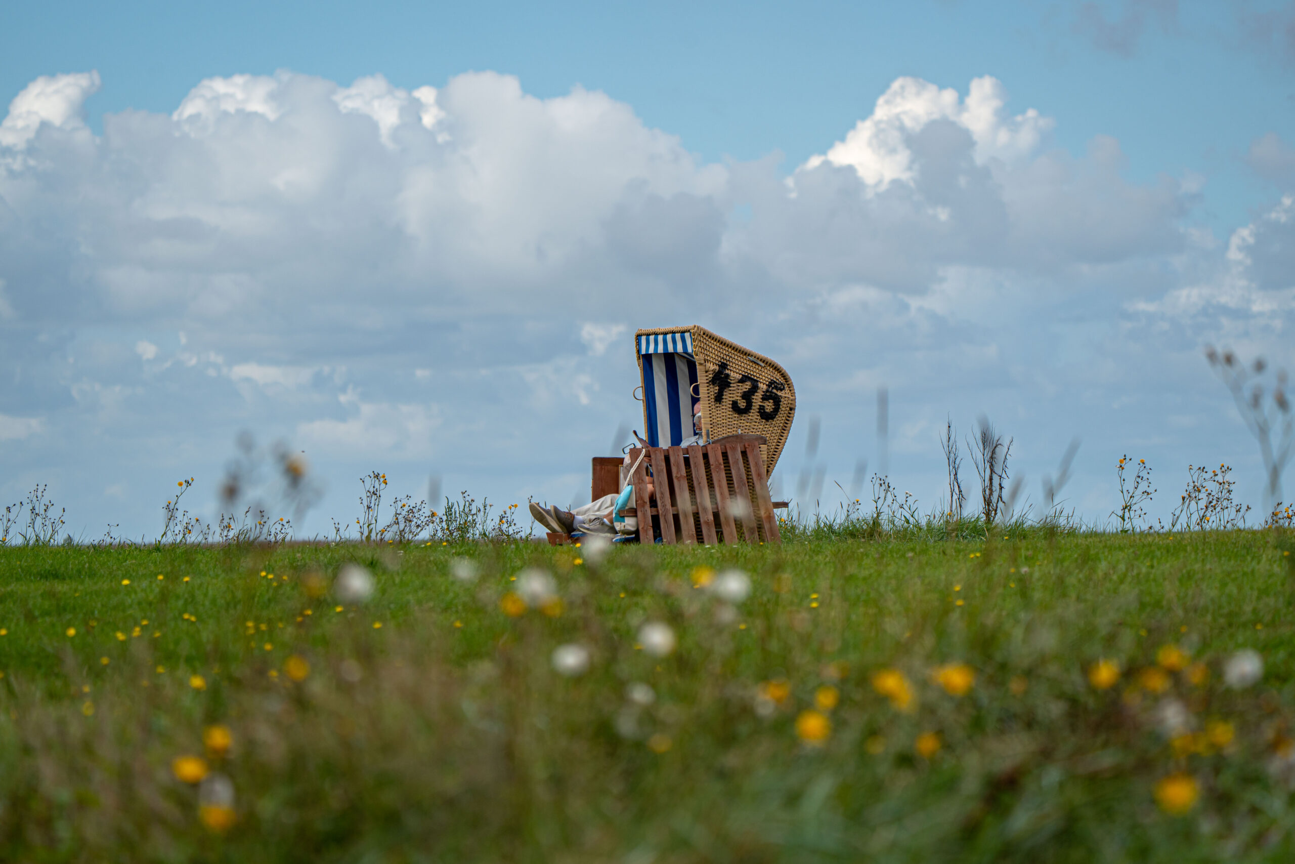 Strandkorb in Cappel-Neufeld