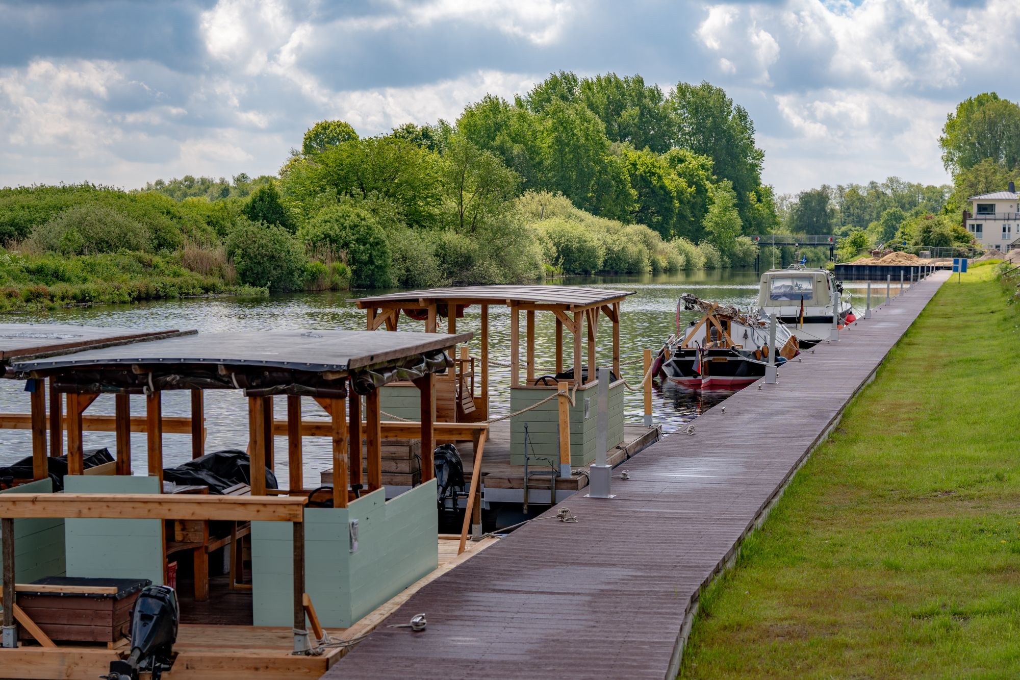 Flöße in Bad Bederkesa